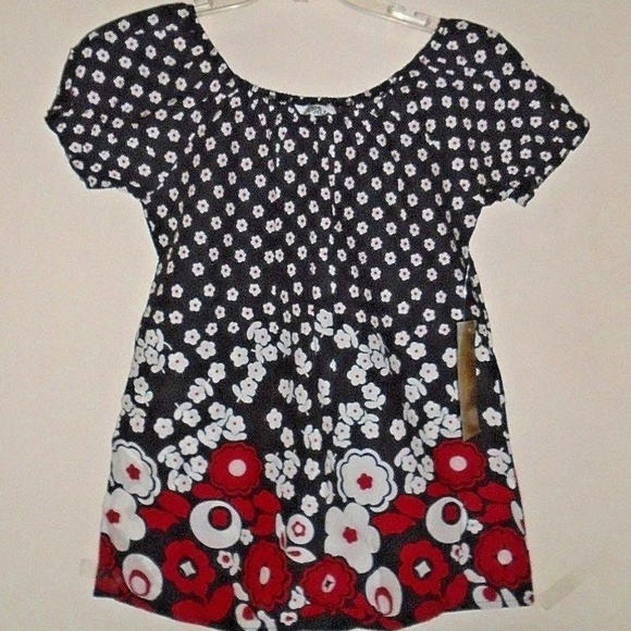 Tops - COPY - Cute Tramp Fun Summer Elastic Neck Top